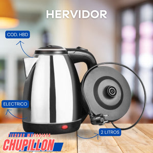 HERVIDOR ELÉCTRICO DE 2 LTS